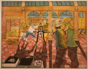 History of Printmaking: Ben Franklin at Versailles