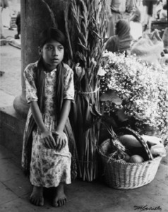 Untitled (Girl with Flowers)